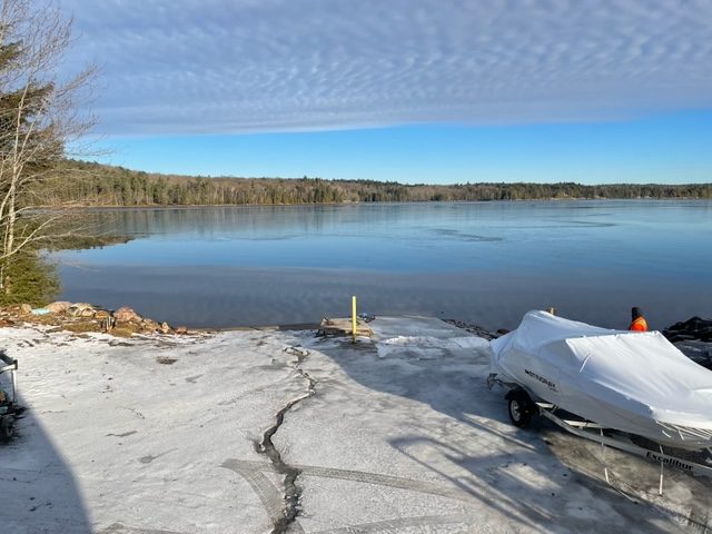 View of lake Dec 23 2021